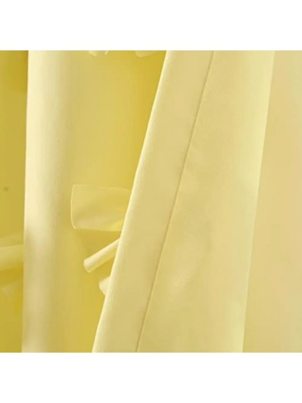 Chic Yellow Bow Shower Curtain 72